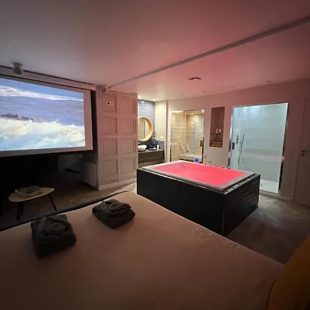 Avec Jacuzzi Sauna & Cinema - Nid D'angers Apartament Angers