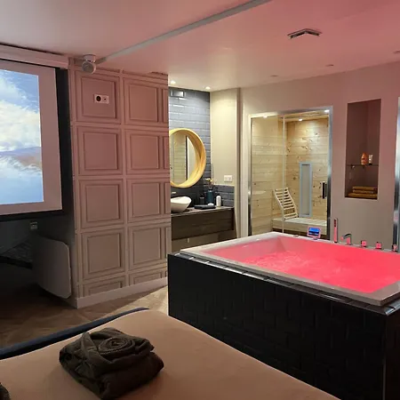Avec Jacuzzi Sauna & Cinema - Nid D'angers Apartament Angers