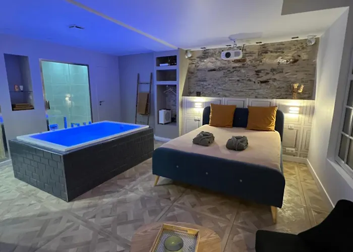 Avec Jacuzzi Sauna & Cinema - Nid D'angers Appartement